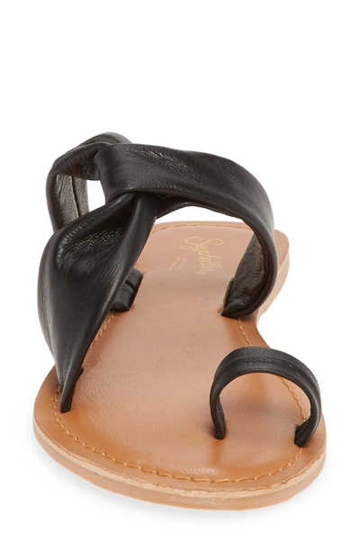 Shop Seychelles Mint Condition Slide Sandal In Black Leather