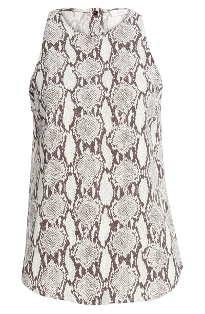 Shop A.l.c Anise Snake Print Sleeveless Top In Nude Snake Print