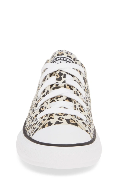 Shop Converse Chuck Taylor® All Star® Leopard Spot Low Top Sneaker In Black/ Driftwood/ Light Fawn