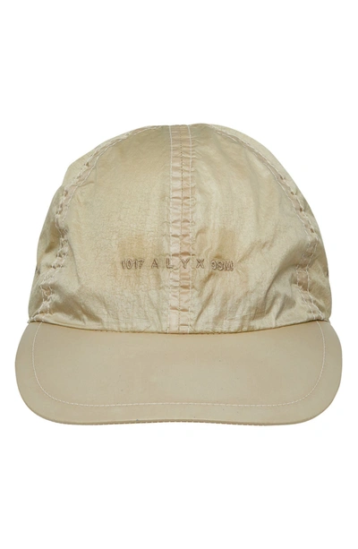 Shop Alyx 1017  9sm Buckle Logo Embroidered Baseball Cap In Beige