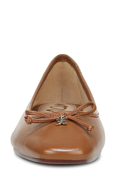 Shop Sam Edelman Jillie Flat In Saddle Leather