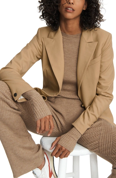 Shop Rag & Bone Annie Twill Blazer In Camel