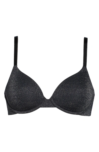 Shop B.tempt'd By Wacoal Future Foundation Sparkle Underwire T-shirt Bra In Night