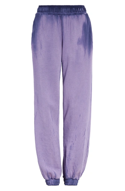 Shop Cotton Citizen Brooklyn Tie Dye Sweatpants In Lilac Mix