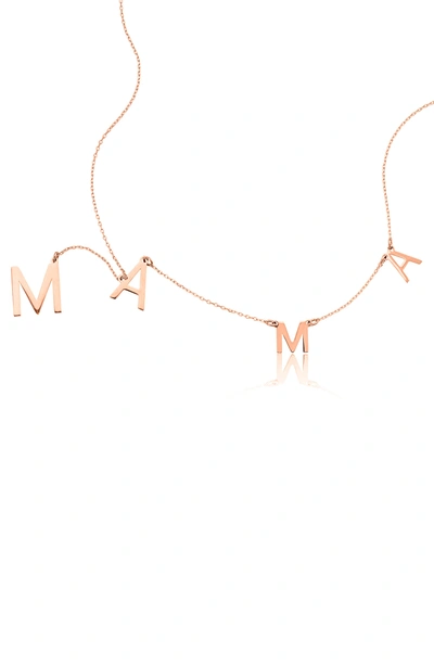 Shop Adornia Mama Lariat Necklace In Silver