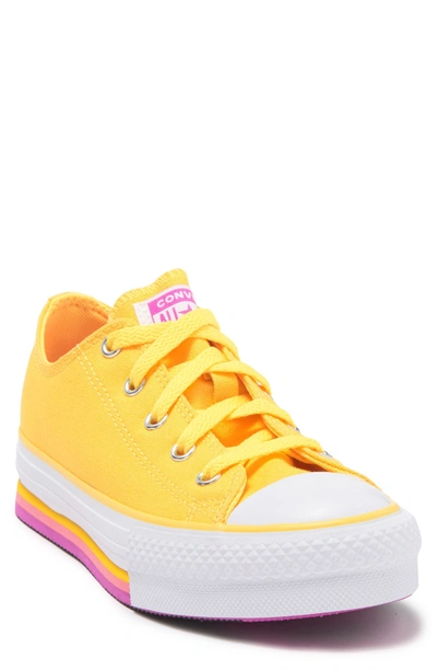 Converse Kids' Big Girls Eva Platform Casual Sneakers From Finish Line In  Citron Pulse/white | ModeSens