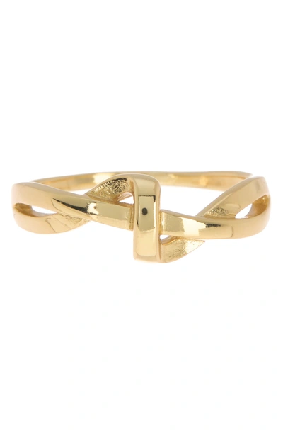 Shop Argento Vivo Flow Ring In Gold