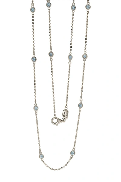 Suzy Levian 14k White Gold Diamond Layering Necklace ModeSens