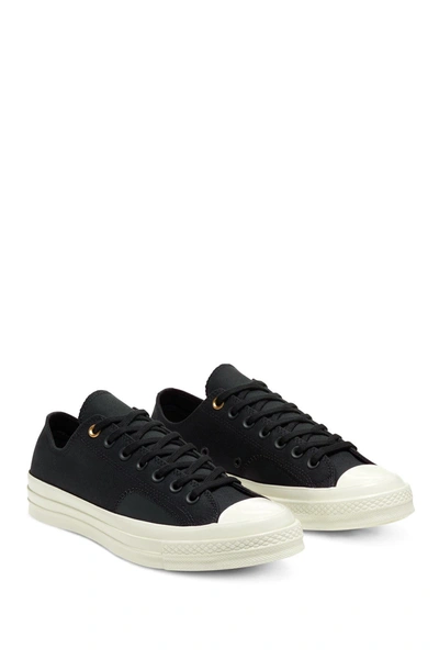 Shop Converse Chuck 70 Oxford Sneaker In Black/black/egret