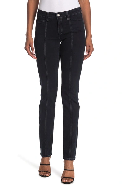 Shop Rag & Bone Cate Mid Rise Tailored Flare Jeans In Black Bird