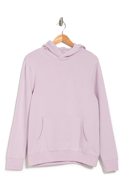 Shop Abound Fleece Pullover Hoodie In Purple Frost