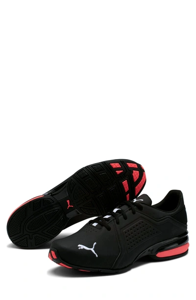 Puma Viz Runner Wide Sneaker In Black- White | ModeSens