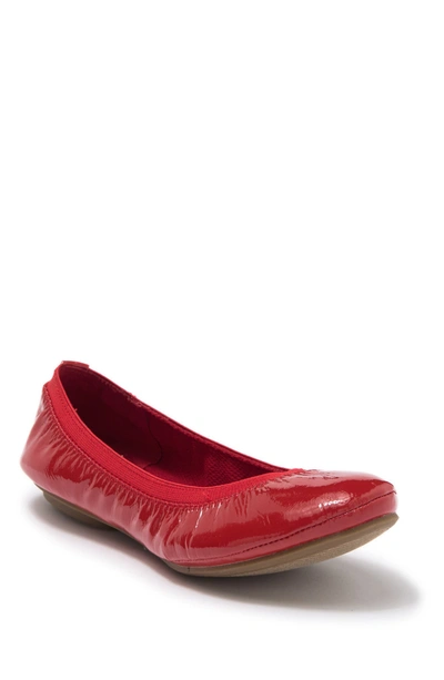 Shop Bandolino Edition Ballet Flat In Red Patent