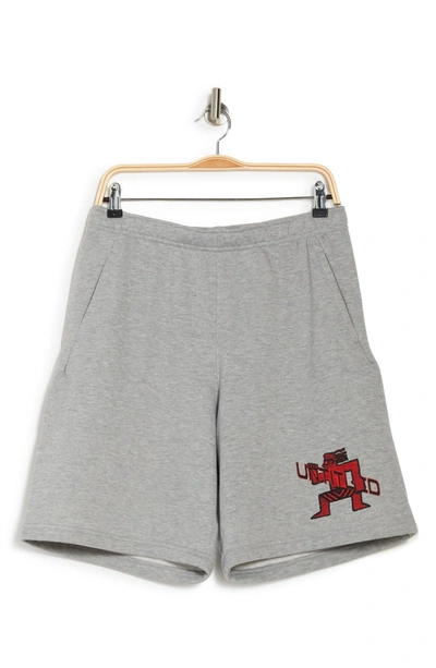 Shop Designs Untitled Beach Untitled Shorts In Grey W/red