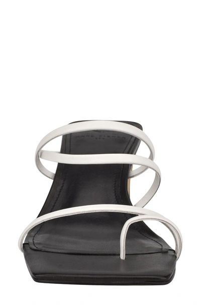 Shop Marc Fisher Ltd Calida Strappy Slide Sandal In White