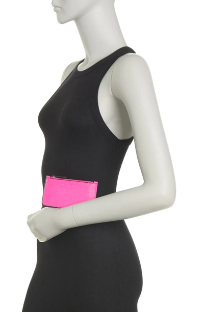 Shop Aimee Kestenberg Melbourne Leather Wallet In Pop Pink