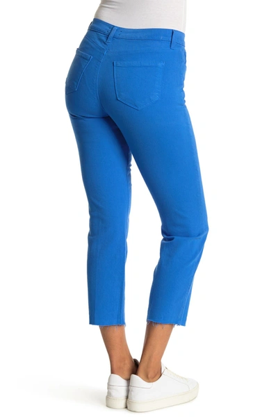 Shop Lagence L'agence Sada Ankle Slim Jeans In Riviera Blue