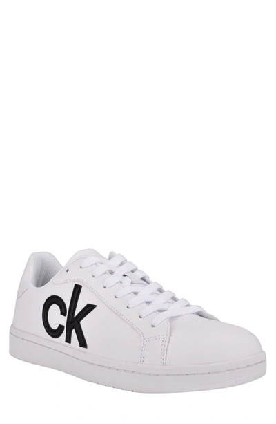 Calvin Klein Laredo Sneaker In White/black/white Hs Xw Pu/ | ModeSens