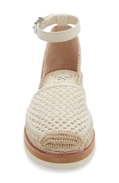 Shop Vince Camuto Binettie Platform Espadrille In Cream / Multi Natural