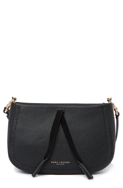Shop Marc Jacobs Leather Crossbody Bag In Black