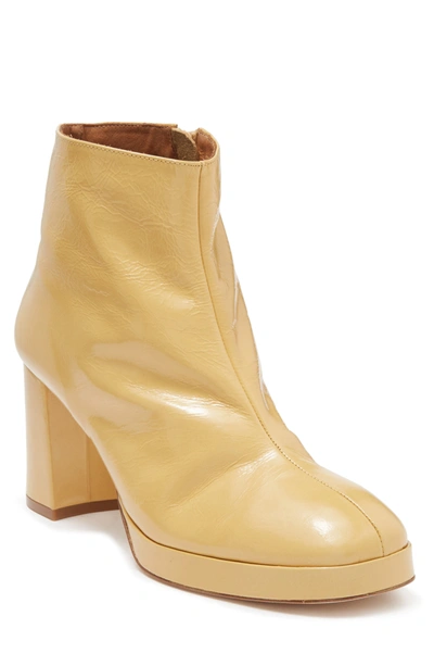 Miista Edith Leather Bootie In Beige | ModeSens