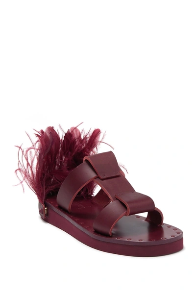 Shop Valentino Platform Slip-on Sandal In Cerise