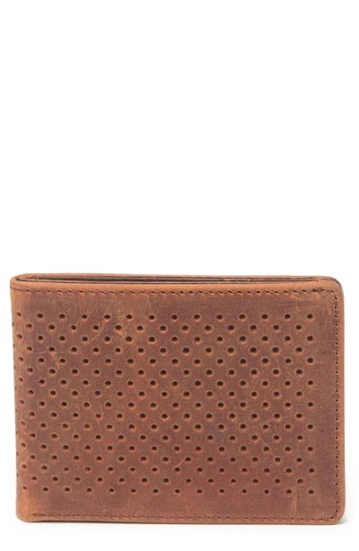 Shop Px Kyle Leather Bifold Wallet In Brown