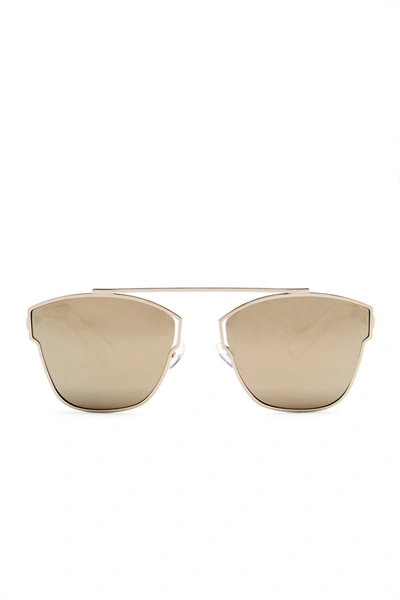 Shop Aqs Emery 59mm Geo Sunglasses In Silver/black