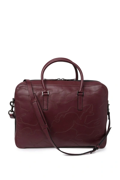 Shop Valentino Leather Messenger Bag In S02 Stone