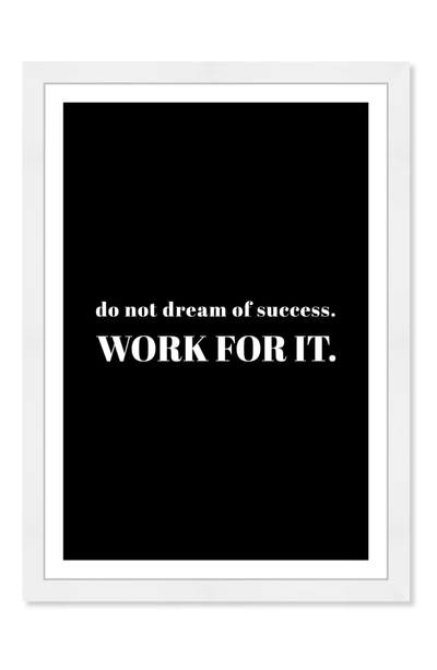 Shop Wynwood Work For It Black Typography And Quotes Wall Art