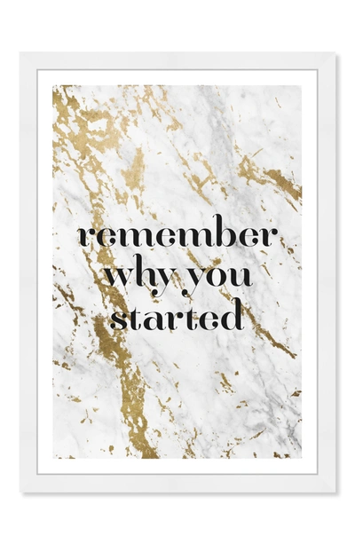 Shop Wynwood Remember Where Marble Gold Typography And Quotes Wall Art