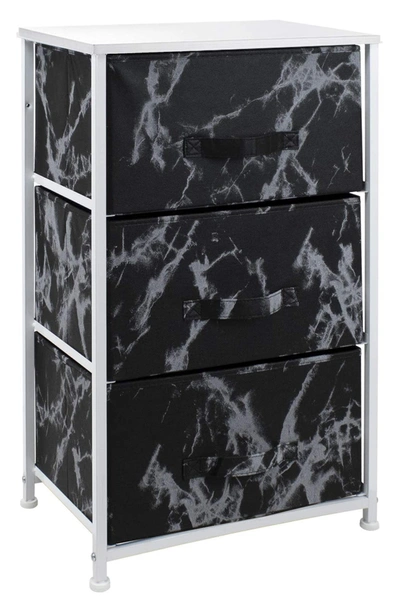 Shop Sorbus 3 Drawers Chest Dresser In Marble