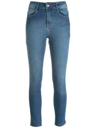 Shop Amapô Anna Skinny Jeans In Blue