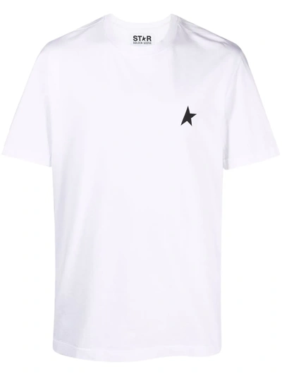 Shop Golden Goose White Star Collection T-shirt