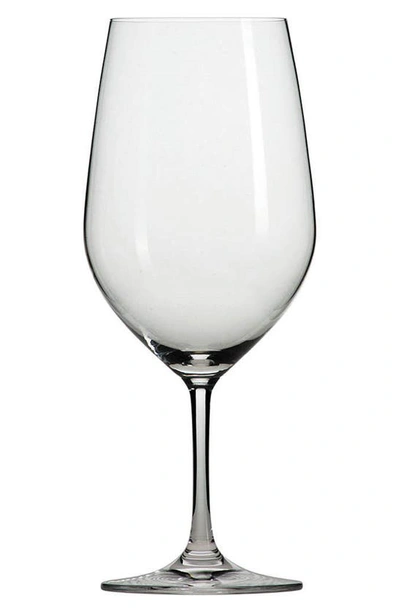 Fortessa Schott Zwiesel Set Of 6 Forte Claret Goblets In Clear