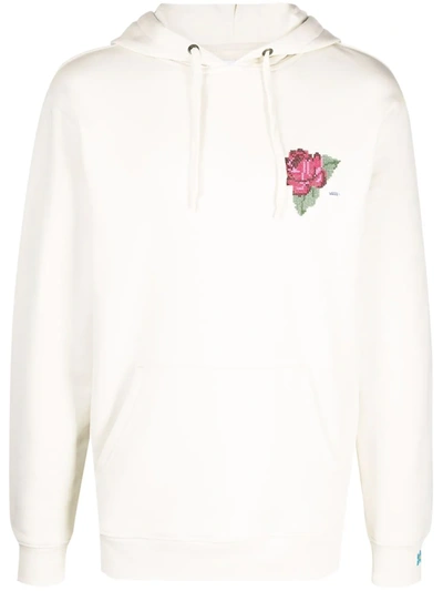 Vans Anaheim Needlework Floral Pullover Hoodie In Beige | ModeSens