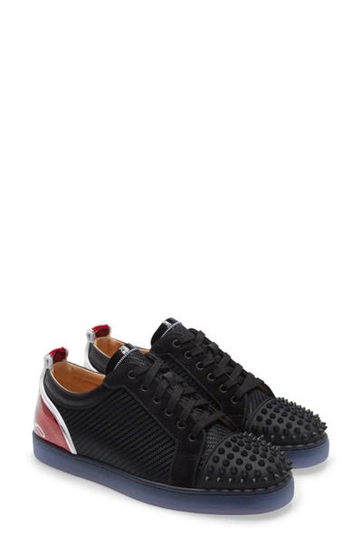 Christian Louboutin Fun Louis Junior Spikes Leather Sneakers - ShopStyle