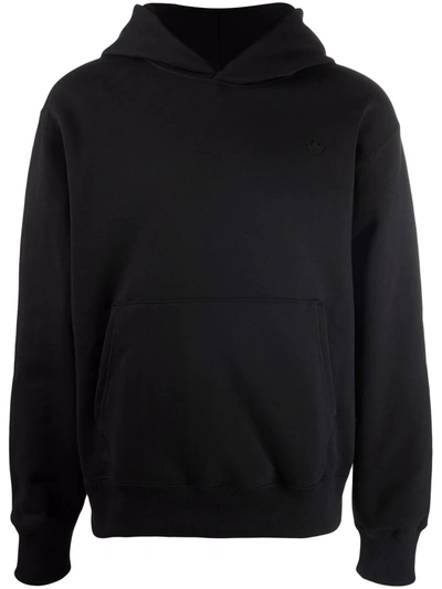 Shop Adidas Originals Pullover Jersey Hoodie In Schwarz