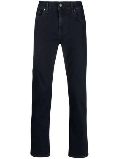 Shop 7 For All Mankind Straight-leg Jeans In Blau