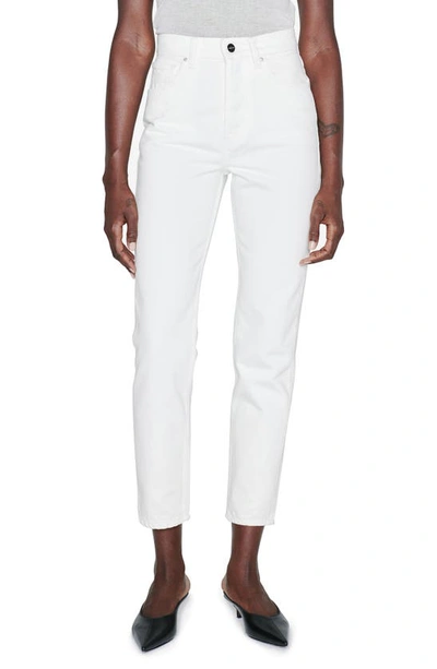 Shop Anine Bing Sonya Ankle Jeans In Off White