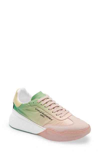 Shop Stella Mccartney Loop Runner Sneaker In Peach Degrade