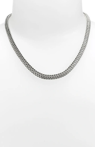 Shop John Hardy 'classic Chain' Wide Necklace In Silver Wide