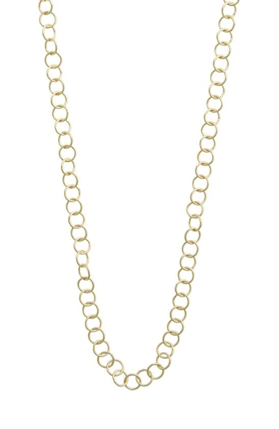 Shop Temple St Clair Round Chain Necklace In Yellow Gold