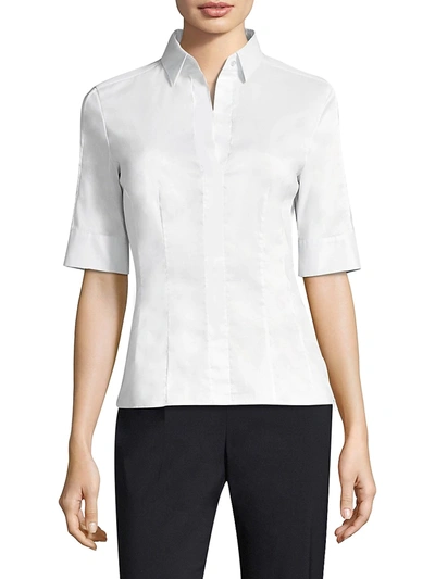 Hugo Boss Bashini2 Button-down Shirt In White | ModeSens