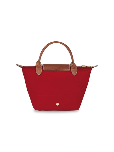 Shop Longchamp Women's Small Le Pliage Tote In Red