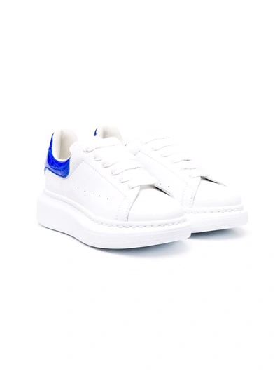 Shop Alexander Mcqueen Chunky-sole Low-top Sneakers In White