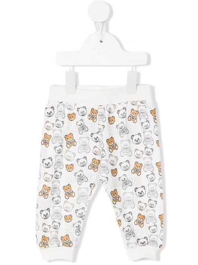 TEDDY BEAR PRINT TRACKSUIT BOTTOMS