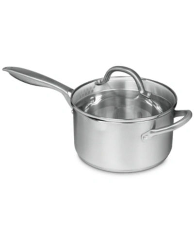 Shop Sedona Pro Stainless Steel 3.5-qt. Saucepan With Draining Lid In Silver