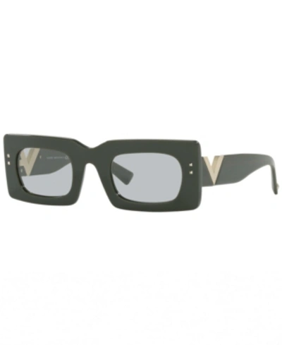 Shop Valentino Women's Sunglasses, Va4094 49 In Green
