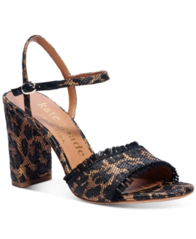 Shop Kate Spade Women's Olivia Dress Sandals In Leopard